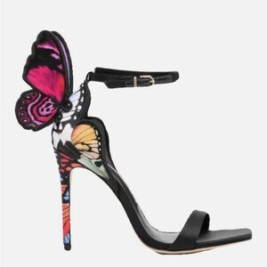 CHIARA EMBROIDERY SANDAL Sophia Webster MIDNIGHT BUTTERFL